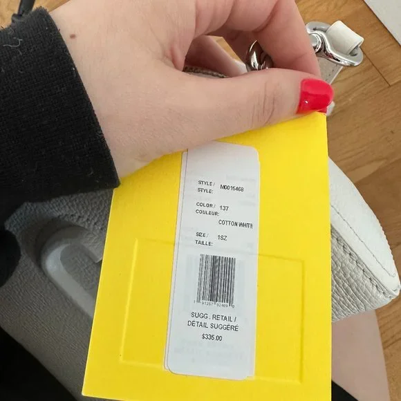 ❌SOLD❌NWT Marc Jacobs The Shutter Leather Crossbody Bag Removable Strap Cotton - Picture 4 of 11